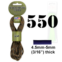 Parachute Cord - Parachute Cord - 550 - Pepperell Braiding Company