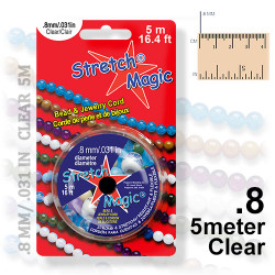 5mm Clear Stretch Magic - 25m – Beads, Inc.