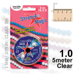 Stretch Magic Sparkle 1mm (.039 inches) Thickness 5 Meters (16.4