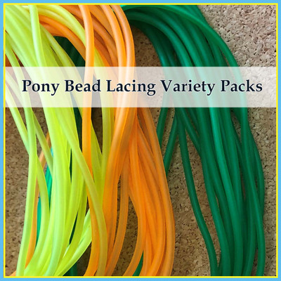 Pony Bead Lacing Assortment 60 Feet (18.28 Meters)