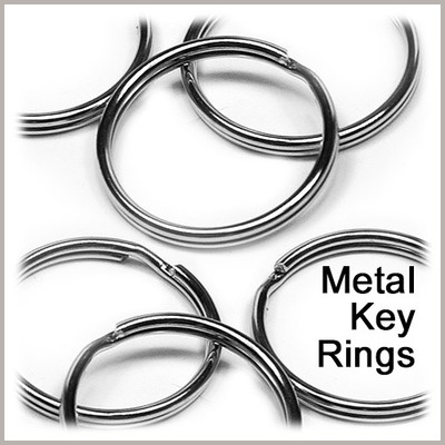 Metal Key Rings - 144 Rings