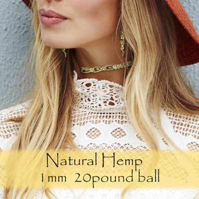 Natural 20 lb. Hemp 1mm Thickness - Natural Color Natural 20 lb. Hemp 1mm Thickness - Natural Color