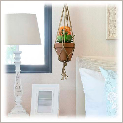 Mini Terra Cotta Plant Hanger Mini Terra Cotta Plant Hanger
