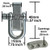 Shackle Buckle Measurements