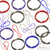 80 Metal Findings - Rings and Snap Hooks OS