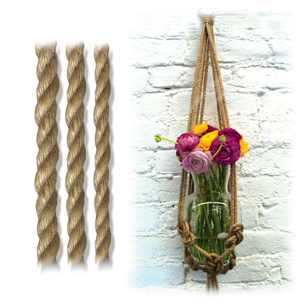 Jute Craft Rope 3/8 inch (9.5mm) Thickness