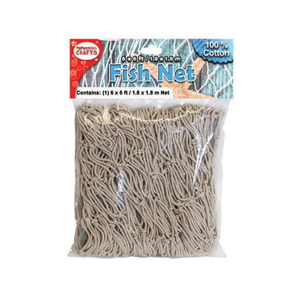 Fish Net Decorative [3 Pack] Natural Cotton Fishnet  