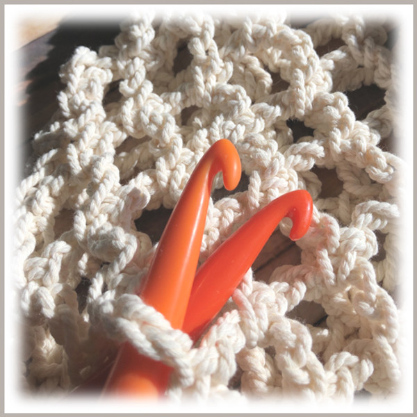 Plastic Handy Crochet Hook for Rugs and Lawn Chair Crafting