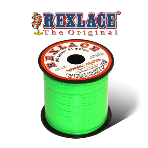 Rexlace Plastic Lacing .0938X100yd White