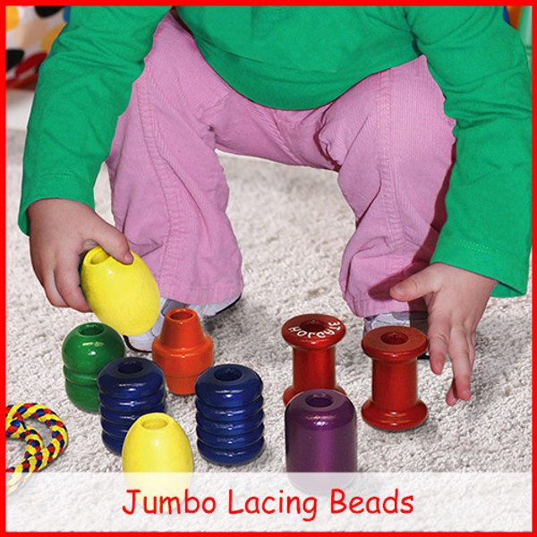 Wooden Lacing Beads  Lacing Beads for Kids