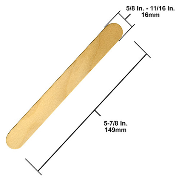 EBL Wood Craft Sticks Jumbo .75x6 75pc, 1 - Ralphs