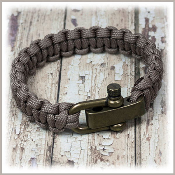 CooB Solid Bronze Paracord Buckle Shackle Clasp Lock Bead BEAR GRIZZLY -  Luxury Metal Hand-Casted Buckles Shackles Clasps for Custom Paracord  Bracelet