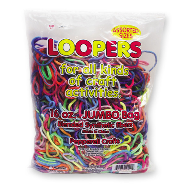 Multicolor Pepperell LOOP6 Loopers & Looms 