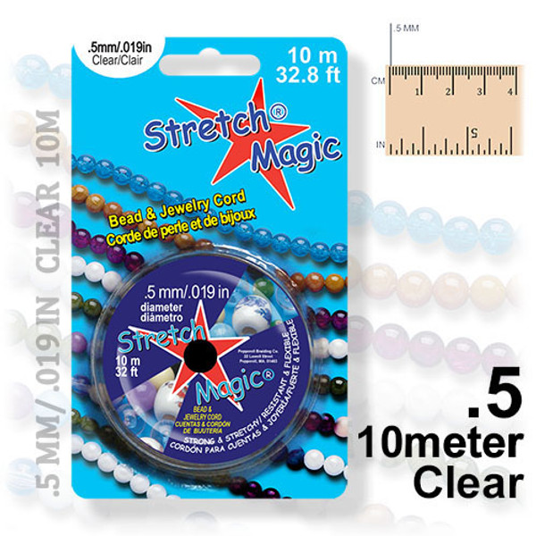 5mm Clear Stretch Magic - 25m – Beads, Inc.