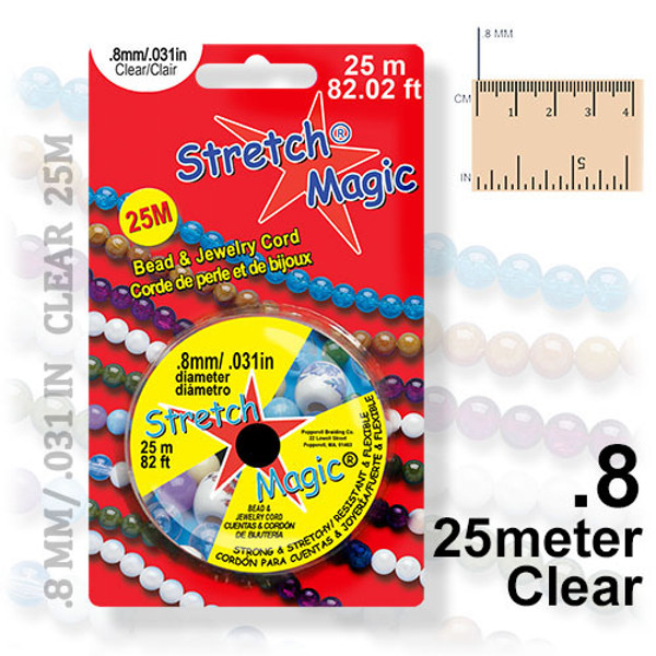 .5mm Clear Stretch Magic - 25m