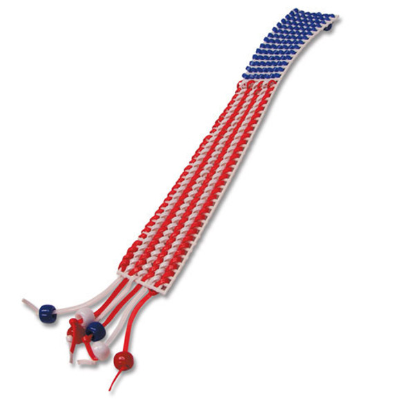 USA Flag Canvas Bookmark