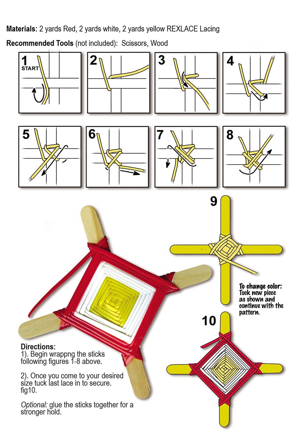 Education & Instructions - Instructions - Rexlace Instructions - Round  Stitch - Pepperell Braiding Company