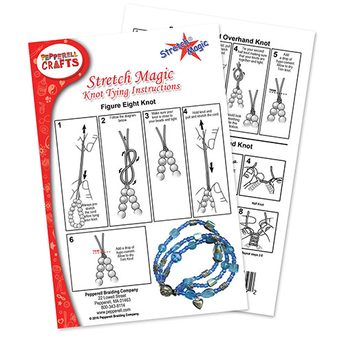 making bracelets with stretch magic