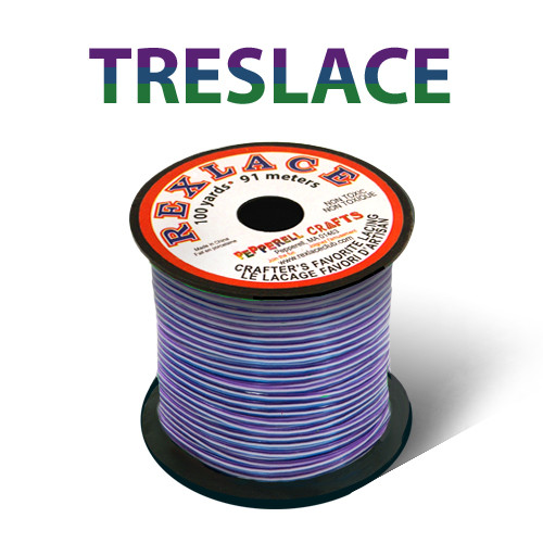 Treslace Rexlace Plastic Lacing 100 Yard (91 meter) Spool of PVC cording  for crafts
