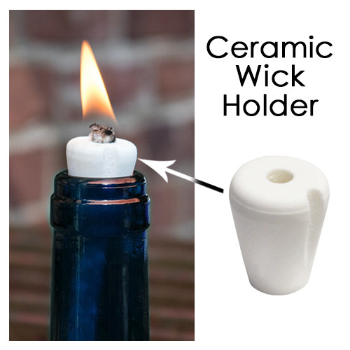 Ceramic Wick Holders For Bottle Oil Lamp Making