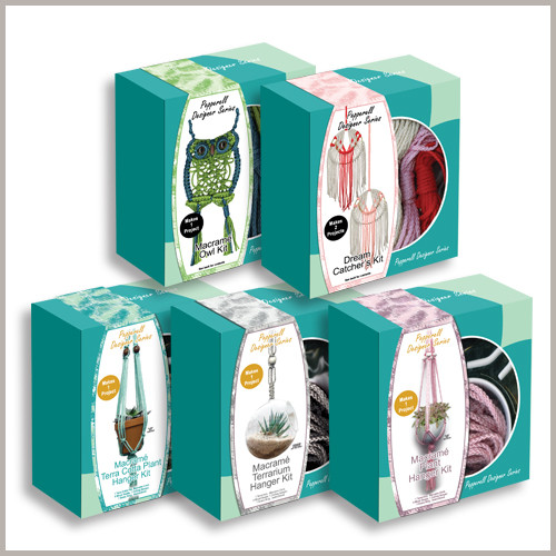 Modern Macrame Designer Series Craft Kits by Pepperell Braiding Co