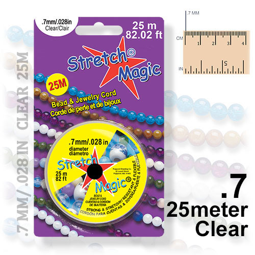 Stretch Magic .7mm Clear (25 Meters)