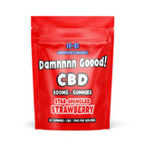 Damnnnn Goood! CBD Star Spangled Strawberry Gummies