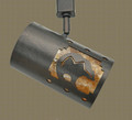 TH49 Southwestern Track Light with SW Bear design in Dark Bronze finish with Amber Mica liner