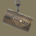 TH65 Track Light with SW Diamond  Design with Statuary bronze finish with Silver Mica liner