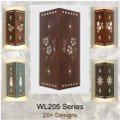 WL205 Evan Series Southwestern wall lights with triangular shape