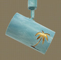 TH504 Nautical and Coastal Track Light With Palm Tree Design
