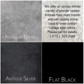 Available Color Finishes - Click to Enlarge