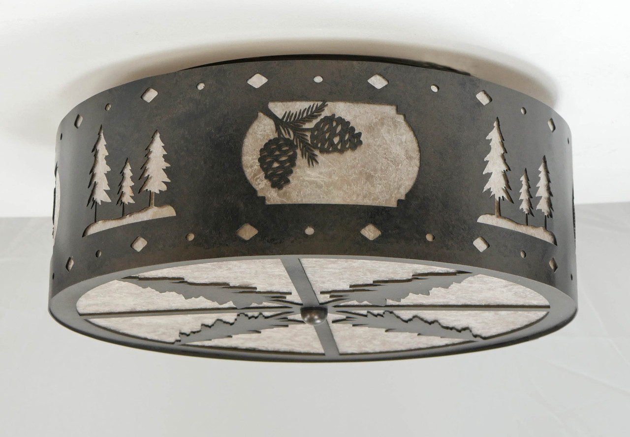 Rustic and Cabin Ceiling Lights