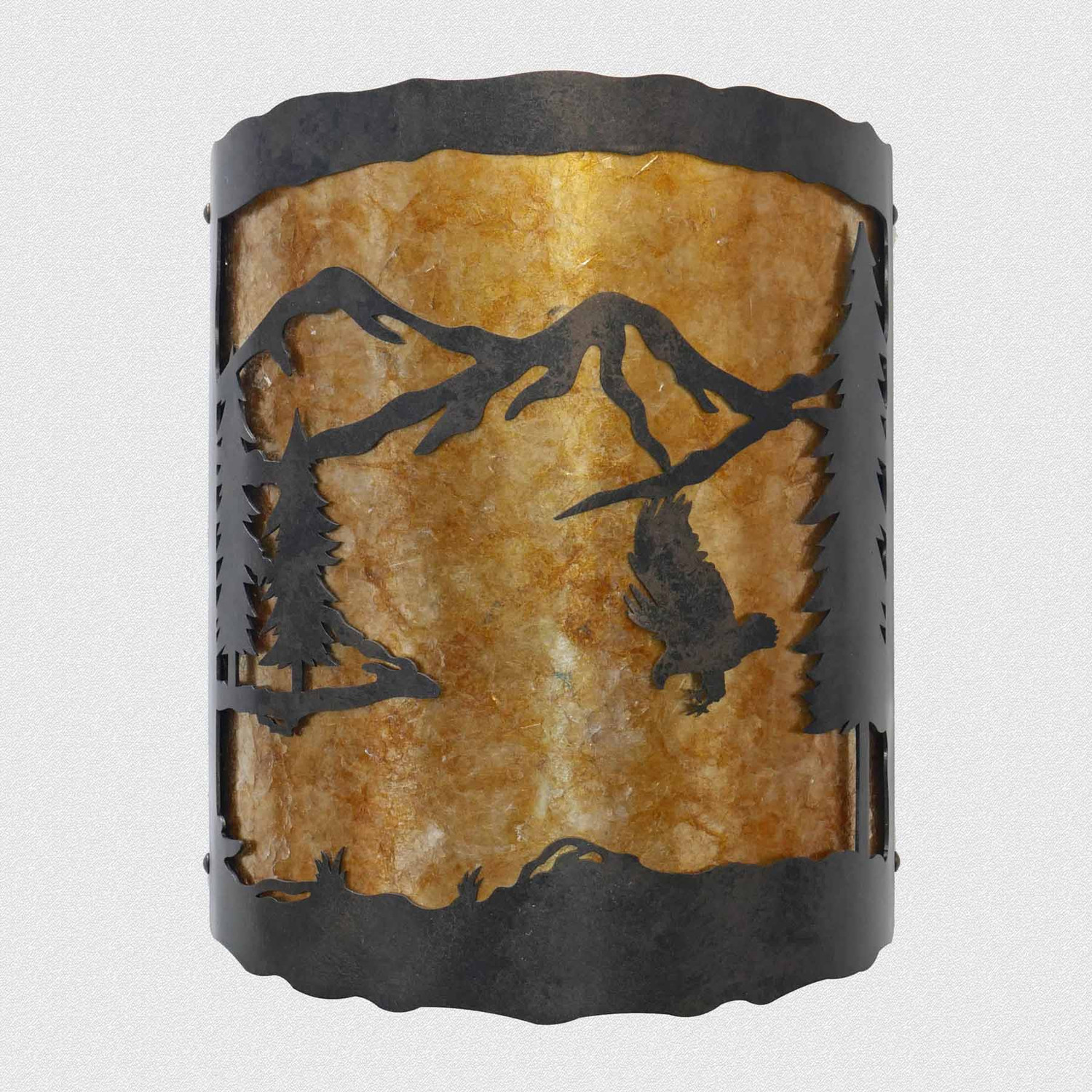 WL405 Bryson Rustic and Log Cabin Wall Lights