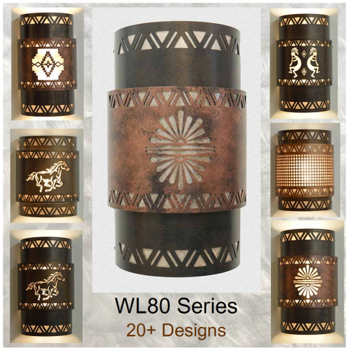WL80 Logan Southwestern Wall Light series