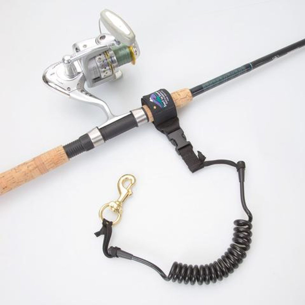 Coiled Fishing Rod/Net Leash