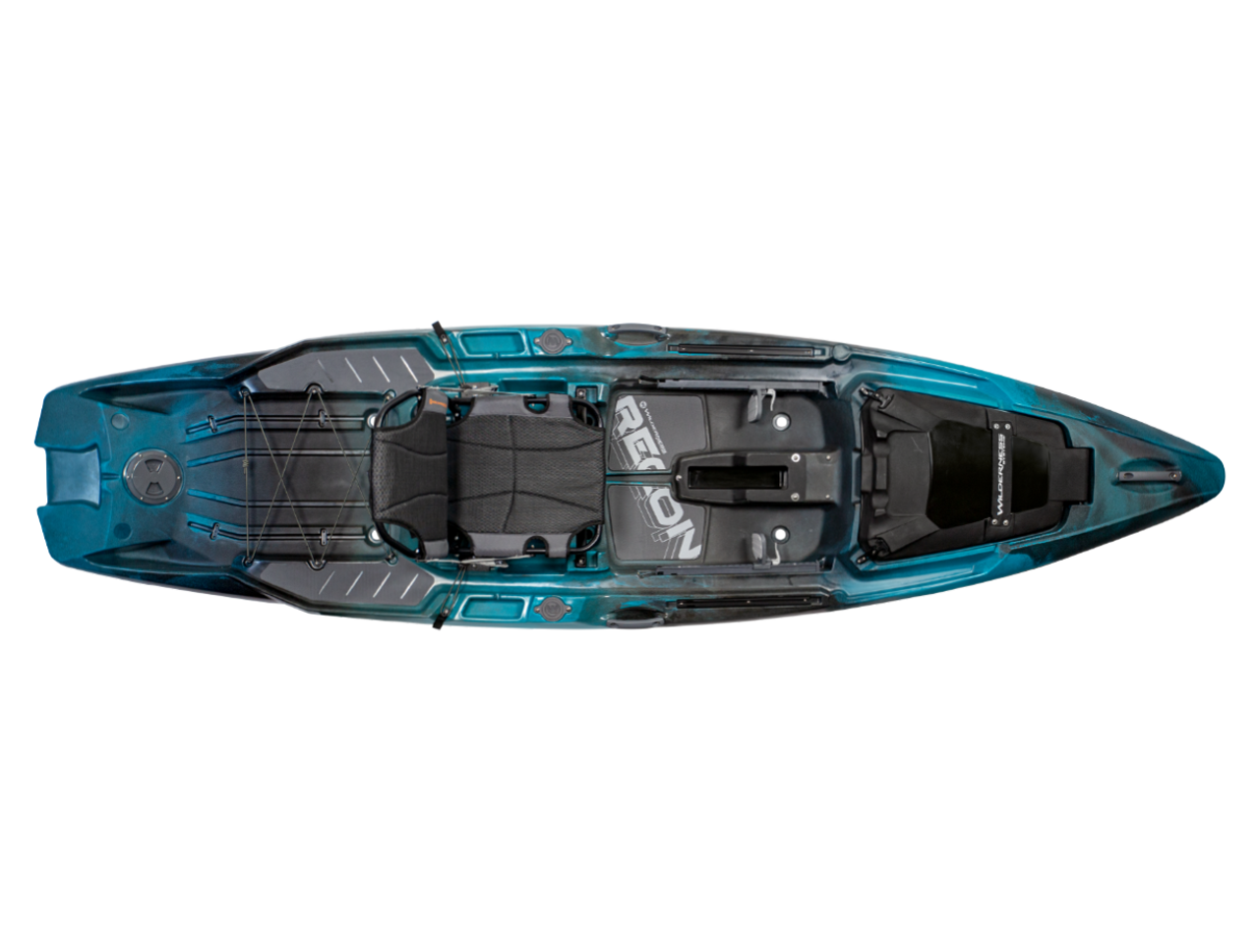 Recon 120 Tactical Fishing Intelligence Kayak from Wilderness Systems -  Adjustability, Luxurious Comfort and Gasketed Hatch