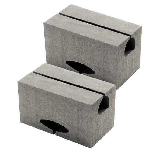 Seattle Sports RS - 7 Universal Canoe Replacement Blocks Pair Gray