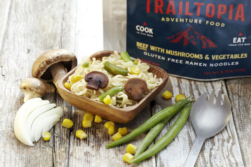 Gluten Free Ramen Noodles - Beef Flavored with Vegetables and Mushrooms - MainImage