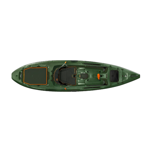 Tarpon 105 - Recreational Kayak Forest Green - Top View