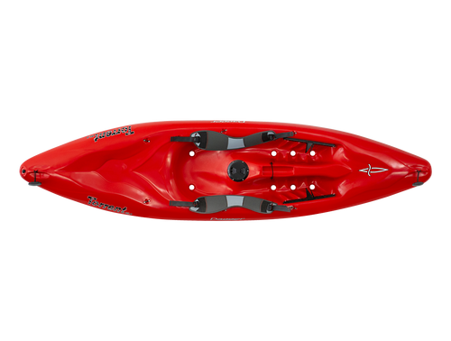 Torrent 10.0 Sit-on-Top Whitewater Kayak Red - Top View