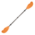 Assassin Carbon Fiber Hybrid Paddle - full paddle - Orange 