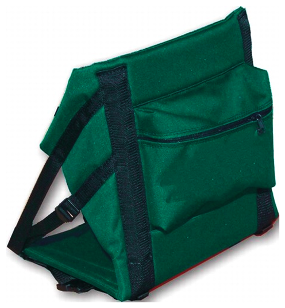 Standard Canoe Seat with Pocket - Forest Green - Back