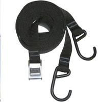 18’ V-style Straps, pair - Black