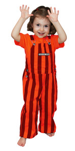 Maroon & Orange Toddler Game Bibs