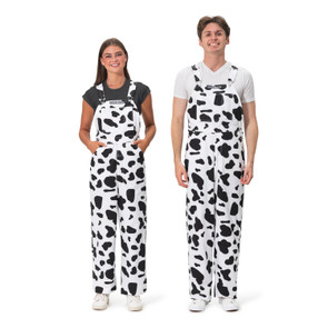 Cow  Print Adult Game Bibs