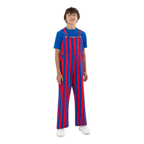 Royal Blue & Red Youth Game Bibs