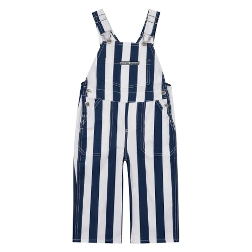 Navy Blue & White Infant Game Bibs