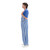 Royal Blue & White Adult Game Bibs