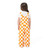 Orange & White Checkered Tennessee Toddler Game Bibs